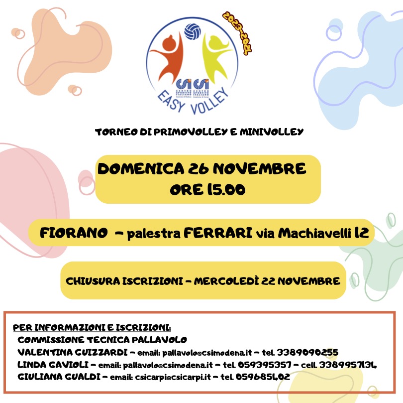 1° tappa EASY VOLLEY