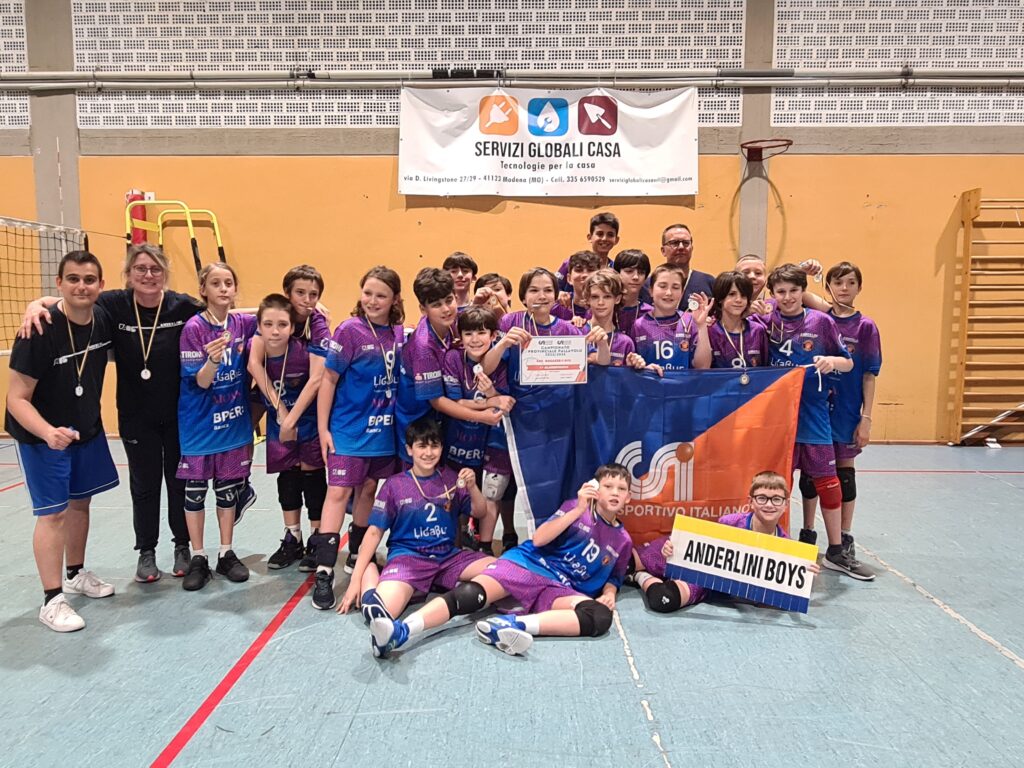 BPER Anderlini Boys, prima classificata Ragazze/i Under 12 territoriale
