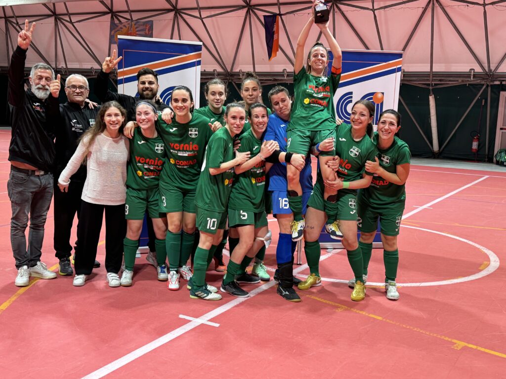 Futsal Sassuolo, prima classificata calcio a 5 Open Femminile